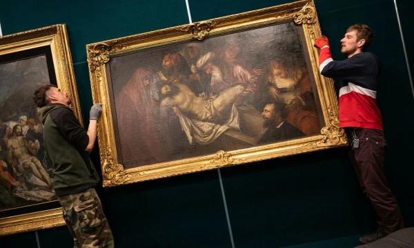 Rengiantis Radvilų rūmų pietinio korpuso atidarymui. Gintarės Gritėnaitės nuotr.