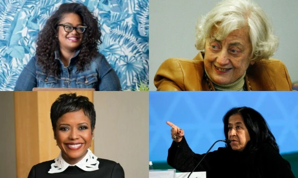 Investuotojos K. Finney, M. Siebert, M. Hobson, L. Olayan. Manopinigai.lt koliažas