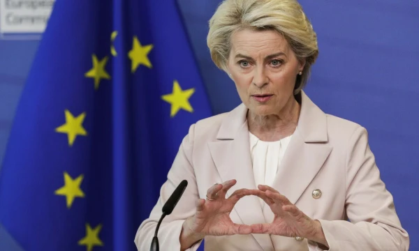 Ursula von der Leyen, EK pirmininkė. Olivierio Hosleto (AP/„Scanpix“) nuotr.