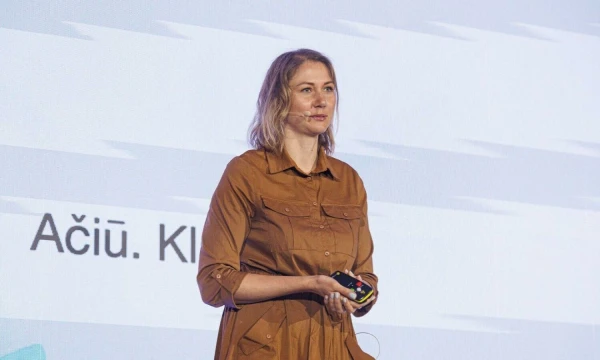 Aliona Sosunova, „Vinted“ inžinerijos direktorė, „Tech Kinship“ įkūrėja. Vladimiro Ivanovo (VŽ) nuotr.