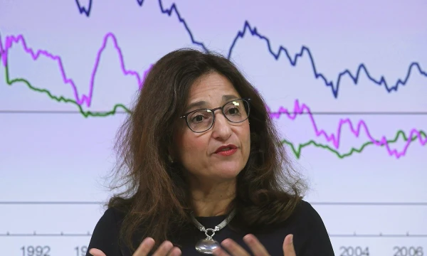 Minouche Shafik, BOE valdybos pirmininkos pavaduotoja. Toby Melville („Reuters“/„Scanpix“) nuotr.