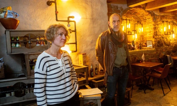Gintarė Orlauskienė ir Tadas Gegevičius, UAB „Bambalynė“, valdančios aludę „Leičiai“ ir vyno restoraną „Queensberry“,  įkūrėjai. Juditos Grigelytės (VŽ) nuotr.