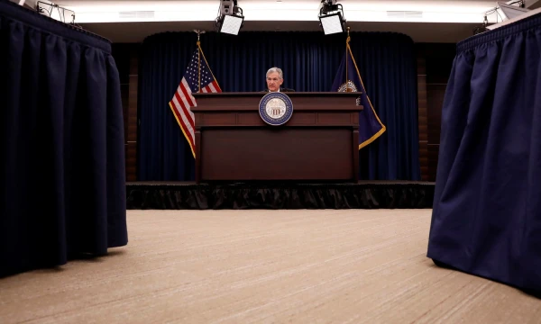 Federal Reserve Chairman Jerome Powell speaks at a news conference following the Federal Open Market Committee meetings in Washington, U.S., March 21, 2018. REUTERS/Aaron P. Bernstein