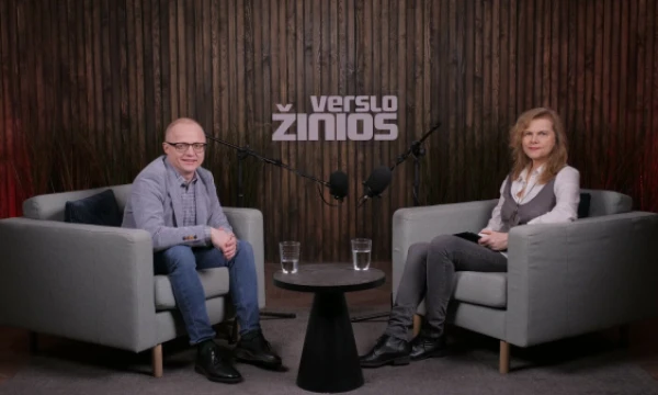 „Vita Baltic International“ generalinis direktorius Renatas Degulis ir moderatorė Vilija Ramanauskienė.