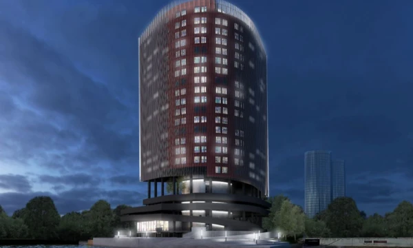 Bendrovės vizualizacija.