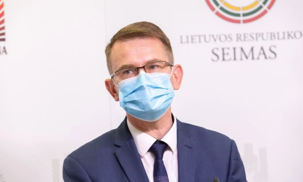 Arūnas Dulkys, sveikatos apsaugos ministras. Juditos Grigelytės (VŽ) nuotr.