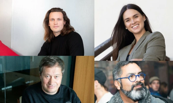 VŽ koliažas (iš kairės): Dovydas Kėdykas, „Ogilvy Vilniaus“ vykdomasis direktorius, Kotryna Gudmanė, „Truth“ vadovė, Paulius Senūta, „Not Perfect Vilniaus“ valdybos pirmininkas, Antonio Bechtle, „BM Boutique“ vadovas.