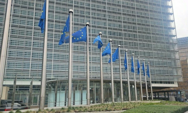 Europos Komisijos būstinė Briuselyje. Miglės Valaitienės (VŽ) nuotr.