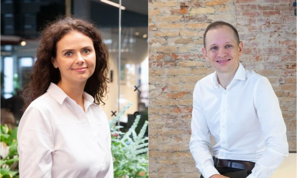 VŽ koliažas. Viktorija Vaitkevičienė, rizikos kapitalo fondo „CoInvest Capital“ direktorė, ir Donatas Keras, rizikos kapitalo fondo „Practica Capital“ partneris. Juditos Grigelytės (VŽ) nuotr.
