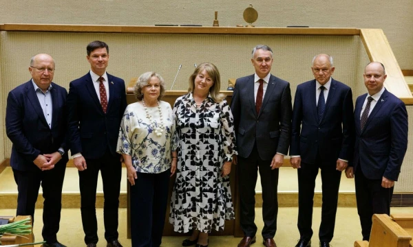 EP pažymėjimų įteikimas Lietuvos Respublikos Seime. Vladimiro Ivanovo (VŽ) nuotr.