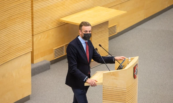 Gabrielius Landsbergis, užsienio reikalų ministras. Vladimiro Ivanovo (VŽ) nuotr.