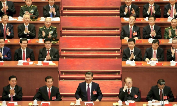 Kinijos komunistų partijo kongresas. Aly Song („Reuters / „Scanpix“) nuotr.