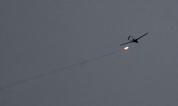 UKrainos ginkluotųjų pajėgų dronas. Nesusijusi nuotrauka. Sergej Supinsky (AFP / „Scanpix“) nuotr.
