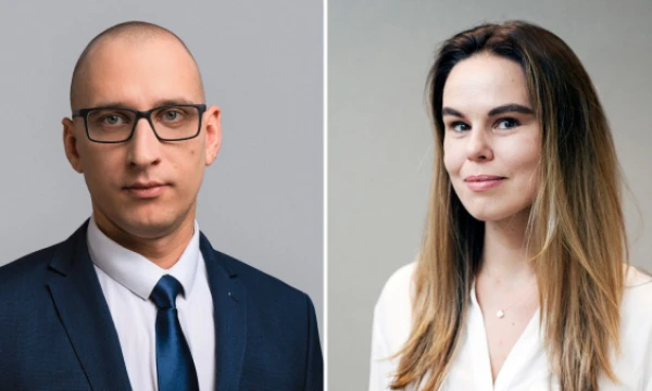 Tautvydas Jašinskas, „NRD Cyber Security“ technologinių diegimų direktorius, Sigita Jurkynaitė, įmonės IT projektų vadovė. Bendrovės nuotr.


