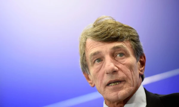 Davidas Sassolis, EP pirmininkas.  Johno Thyso („AFP / „Scanpix“) nuotr. 