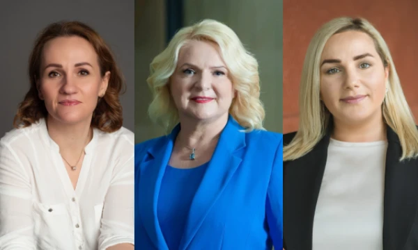 Iš kairės: G. Plukienė, tyrimų ir mokymų konsultantė, VšĮ „Patyrimų slėnis“ vadovė, A. Budrikienė, Nemuno vaistinės generalinė direktorė ir R. Maleckienė, „Danske Bank“ l. e. p. žmogiškųjų išteklių vadovė Lietuvoje VŽ koliažas.