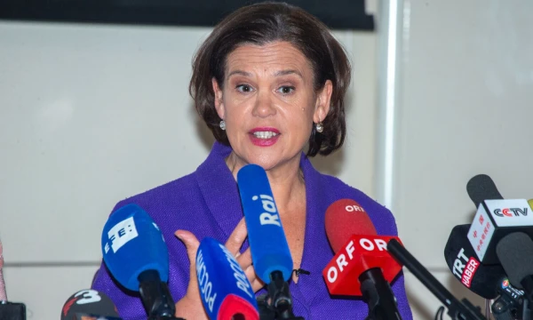 „Sinn Fein“ pirmininkė Mary Lou McDonald. Tayfun Salci (ZUMA Press Wire/Scanpix) nuotr.
