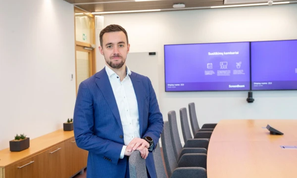 Paulius Kabelis, „SEB investicijų valdymo“ Investicijų valdymo grupės vadovas. Juditos Grigelytės (VŽ) nuotr.