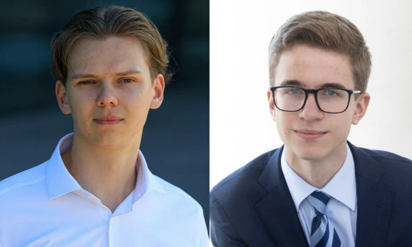 Kristupas Vanagas ir Matas Baliukonis (iš kairės). VŽ montažas Kristupas Vanagas ir Matas Baliukonis (iš kairės). VŽ montažas