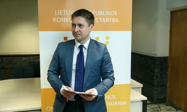 Konkurencijos tarybos narys Elonas Šatas. Vladimiro Ivanovo (VŽ) nuotr.