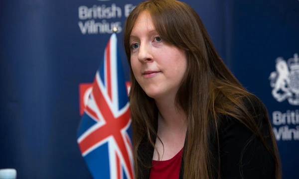 Jungtinės Karalystės ambasadorė Lietuvoje Claire Lawrence. Vladimiro Ivanovo (VŽ) nuotr.