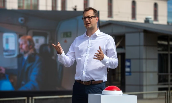 Mantas Bartuška, „Lietuvos geležinkelių“ generalinis direktorius.
