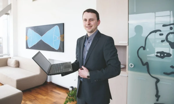 Marijus Strončikas, „MG Baltic“ IT ir pirkimų direktorius. Juditos Grigelytės (VŽ) nuotr.