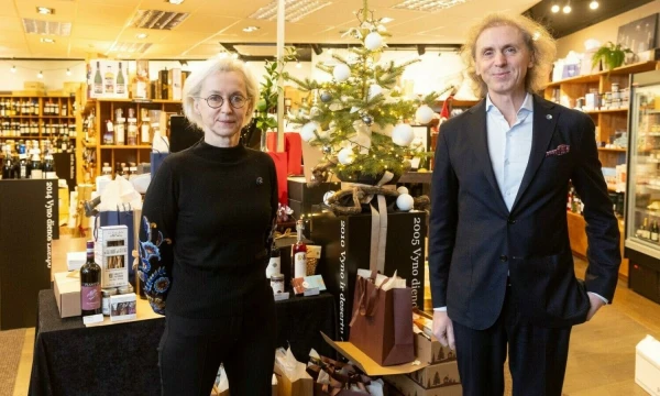 Rasa ir Arūnas Starkai, „Vyno klubo“ įkūrėjai. Juditos Grigelytės (VŽ) nuotr.