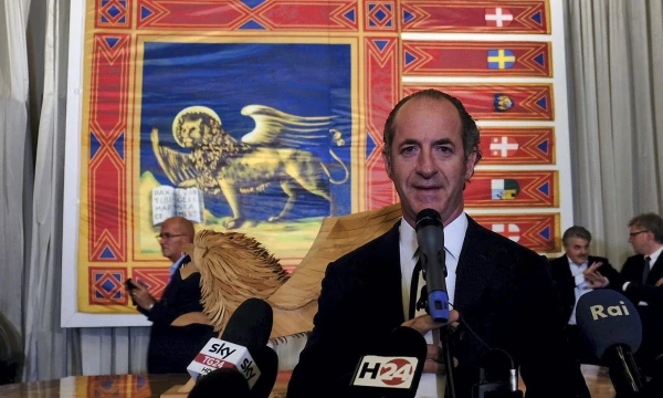Luca Zaia, Veneto regiono vadovas. Manuelio Silvestri („Reuters“ / „Scanpix“) nuotr.