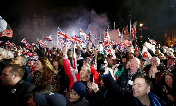 Jungtinė Karalystė formaliai pasitraukė iš Bendrijos. Henry Nichollso („Reuters“ / „Scanpix“) nuotr. 