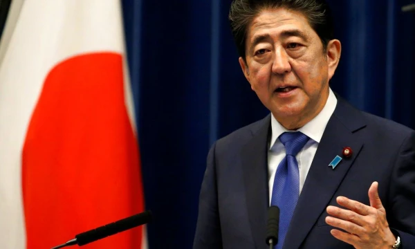 Shinzo Abe, Japonijos ministras pirmininkas. Toru Hanai (Reuters / Scanpix) nuotr.
