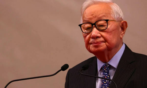 Morrisas Changas, TSMC įkūrėjas. Annos Wang („Reuters“/„Scanpix“) nuotr.