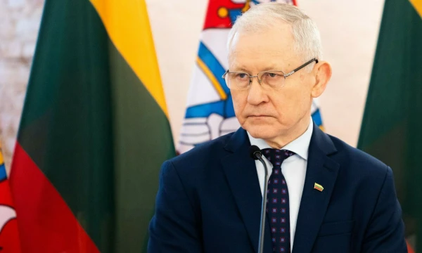 NSGK pirmininkas konservatorius Arvydas Pocius. Skirmanto Lisausko (BNS) nuotr.