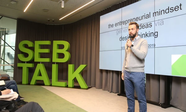 Andrius Bolšaitis, paskolų platformos „Viventor“ vadovas, buvęs SEB inovacijų centro vadovas. Vladimiro Ivanovo (VŽ) nuotr.