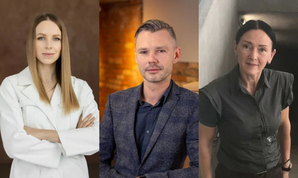 Rūta Lapinskienė (kairėje) ir Jonas Bogušas, ISM tyrėjai, Palmira Sirusienė, UAB „Noriu personalo sprendimų grupė“ direktorė. VŽ koliažas