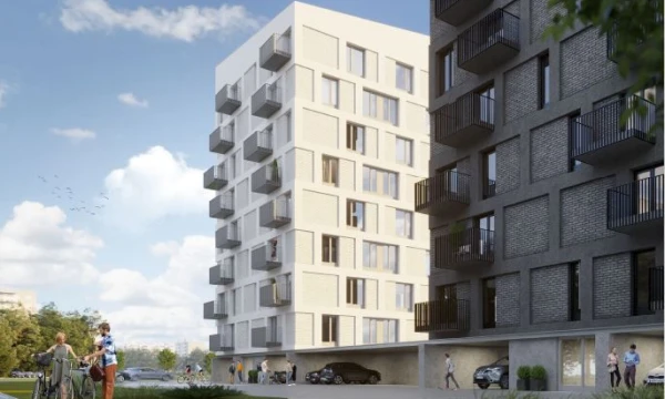 Bendrovės vizualizacija.