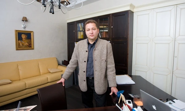 Ramūnas Lenčiauskas, linų tekstilės gamintojos AB „Linas“ valdybos pirmininkas ir dabartinis direktorius. Juditos Grigelytės (VŽ) nuotr.