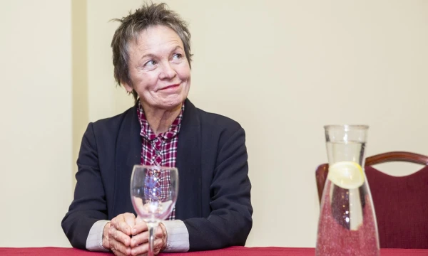 Laurie Anderson koncerte Vilniuje politikos netrūko. Luko Balandžio nuotr.
