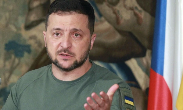Volodymyras Zelenskis, Ukrainos prezidentas. Milano Kammermayerio (AFP/„Scanpix“) nuotr.