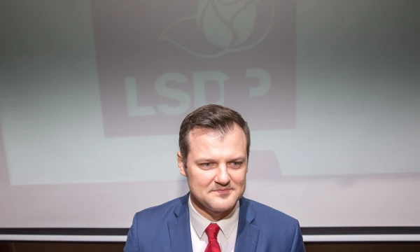 Gintautas Paluckas, Lietuvos socialdemokratų partijos (LSDP) pirmininkas.  Vladimiro Ivanovo (VŽ) nuotr.