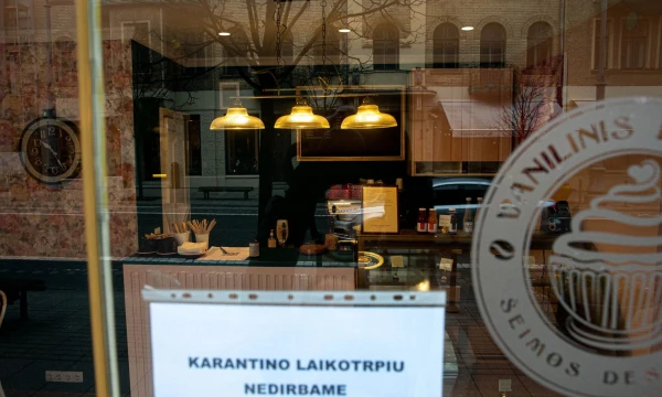 Vilniaus vaizdai antro karantino metu. Juditos Grigelytės (VŽ) nuotr.
