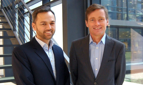 Robertas Naessas ir Clausas Vormas, „Global Stable Equity Fund“ fondo valdytojai. „Nordea“ nuotr.
