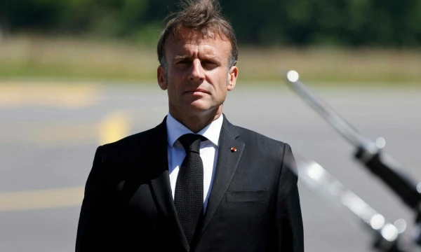 Prancūzijos prezidentas Emmanuelis Macronas. Ludovico Marino (AFP/„Scanpix“) nuotr.