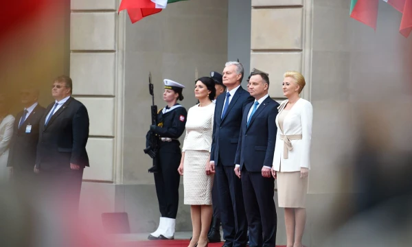 Prezidento G. Nausėdos vizitas Lenkijoje. Lietuvos Respublikos Prezidento kanceliarijos nuotr.