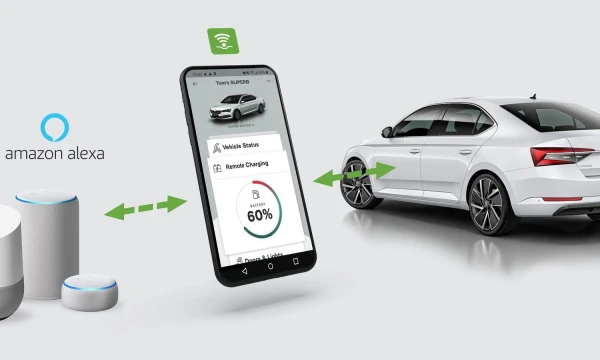 „Amazon“ paslaugos įvairiais būdais pritaikomos automobilių pramonėje.  „Škoda Auto“ nuotr.