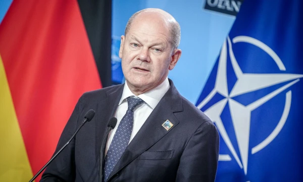 Olafas Scholzas, Vokietijos kancleris. Kay Nietfeldo (DPA/„Scanpix“) nuotr.