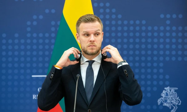 Gabrielius Landsbergis, Lietuvos užsienio reikalų ministras. Juditos Grigelytės (VŽ) nuotr.