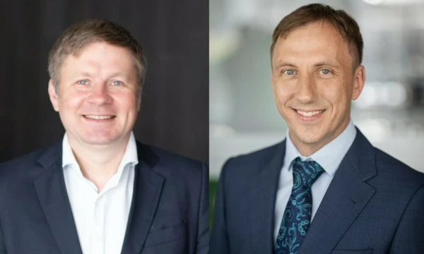 INVL grupės privataus kapitalo vadovas Vytautas Plunksnis, „INVL Baltic Sea Growth Fund“ partneris Nerijus Drobavičius.