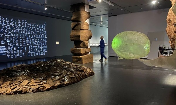 N. ir G. Urbonai bei MIT Climate Visions, „Pelkių observatorija“ (2020). Paroda „Critical Zones – Observatories for Earthly Politics“. Karlsrūhės meno ir medijų technologijų centras (ZKM), Vokietija. „Urbonas Studio“ nuotr.