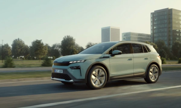 „Elroq“ dizainas yra nuoroda į būsimų „Škodos“ modelių stilistiką. „Škoda Auto“ nuotr.